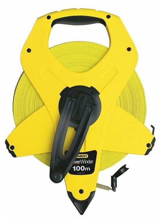 Рулетка измерительная STANLEY PowerWinder Fiberglass 100м х 12,7мм (2-34-777)