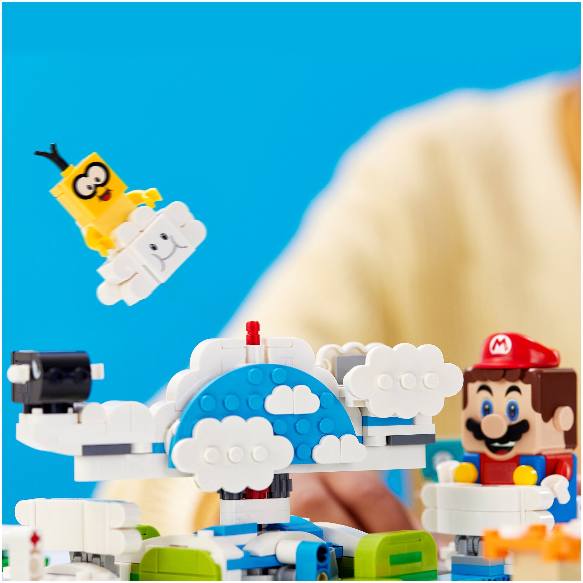 Конструктор LEGO Super Mario Дополнительный набор Небесный мир лакиту - фото №11