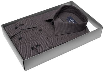 Рубашка Poggino 7011-16 цвет черный размер 52 RU / XL (43-44 cm