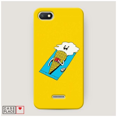 фото Чехол пластиковый xiaomi redmi 6a мороженое на пляже case place
