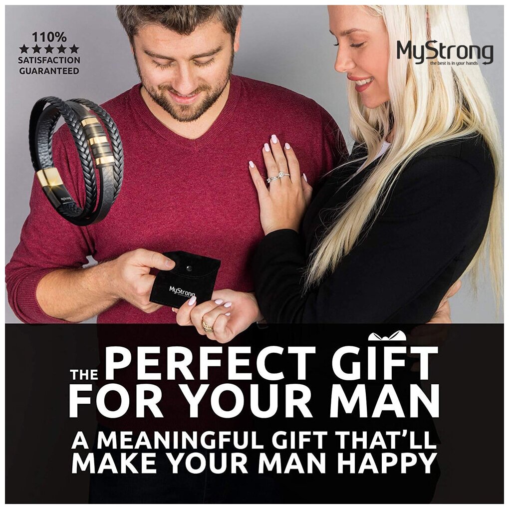 Плетеный браслет MyStrong. The best is in your hands MYSTRONG - Gold Charms, металл