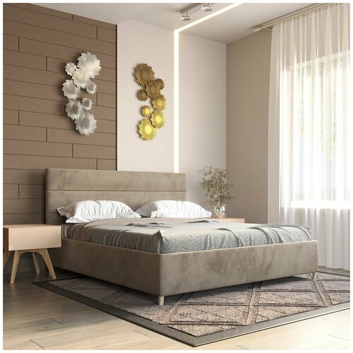 Мягкая кровать Медиум Эко, 110х186