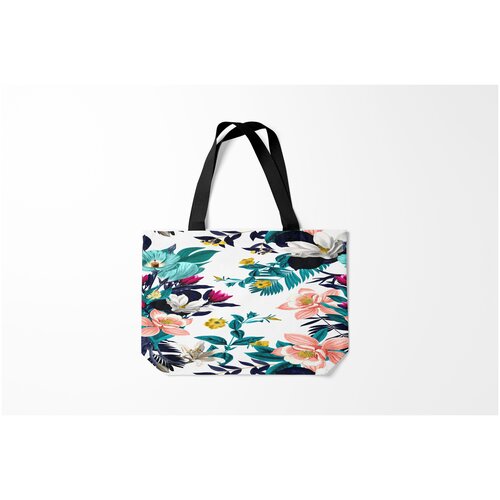 фото Сумка-шоппер / 46х35 см / популярные иллюстрации / другие цветочный burnettie