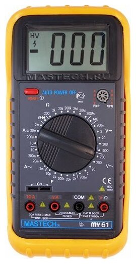 Mastech МY61 Мультиметр цифровой 58954