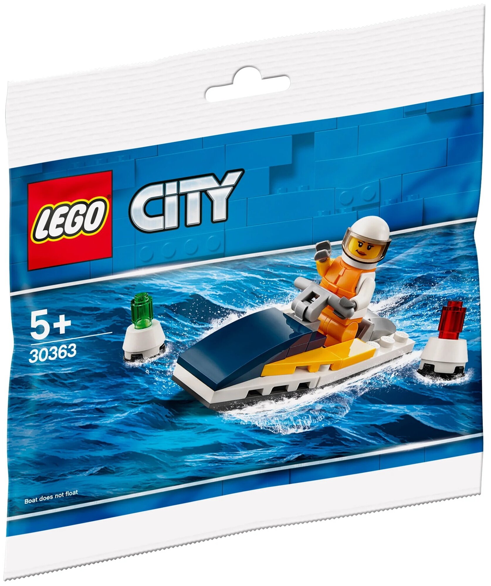 Конструктор LEGO City 30363 Гоночный катер