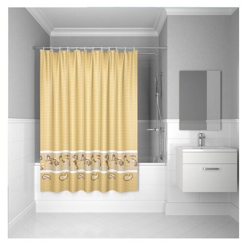 фото Штора для ванной комнаты iddis b52p218i11 200х180 см полиэстер