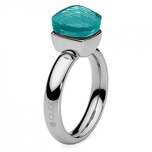 фото Кольцо qudo firenze blue apatite 18.4 мм 610136/18.4 bl/s