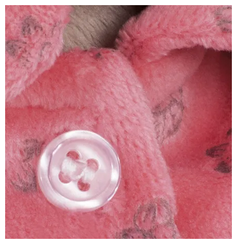 Мягкая игрушка Зайка Ми в розовой пижаме, 23 см, бежевый - фотография № 4