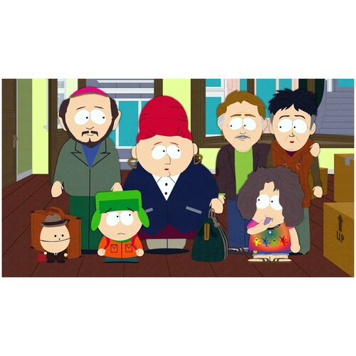 фото Пазлы для детей south park южный парк дозор джунглей / деревянный пазл - детская логика