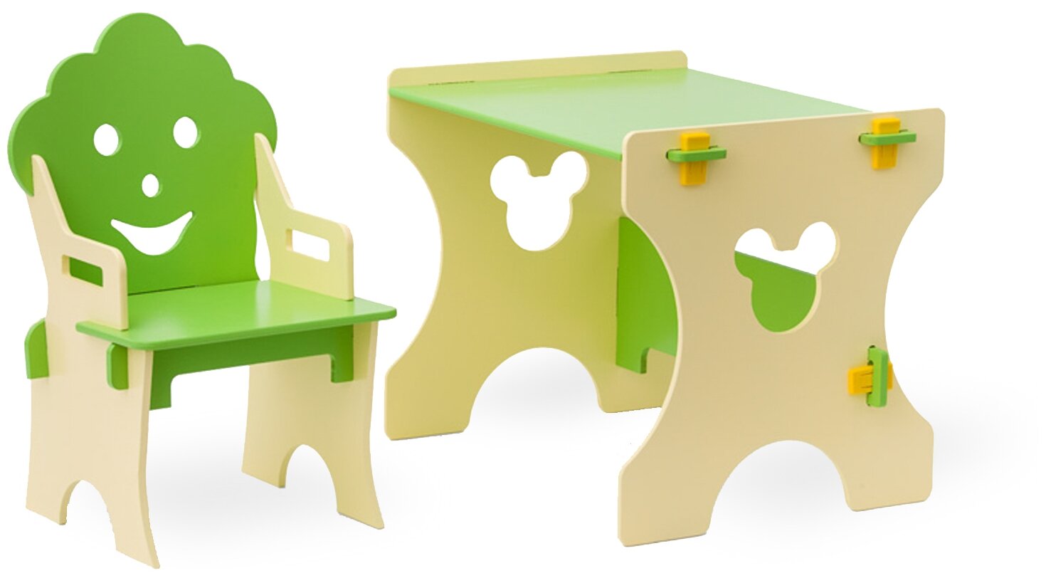 Комплект Столики детям стол + стул Гном