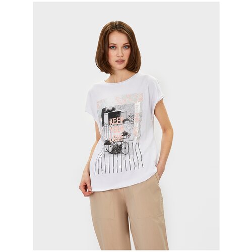 фото Футболка baon, размер m, pearl