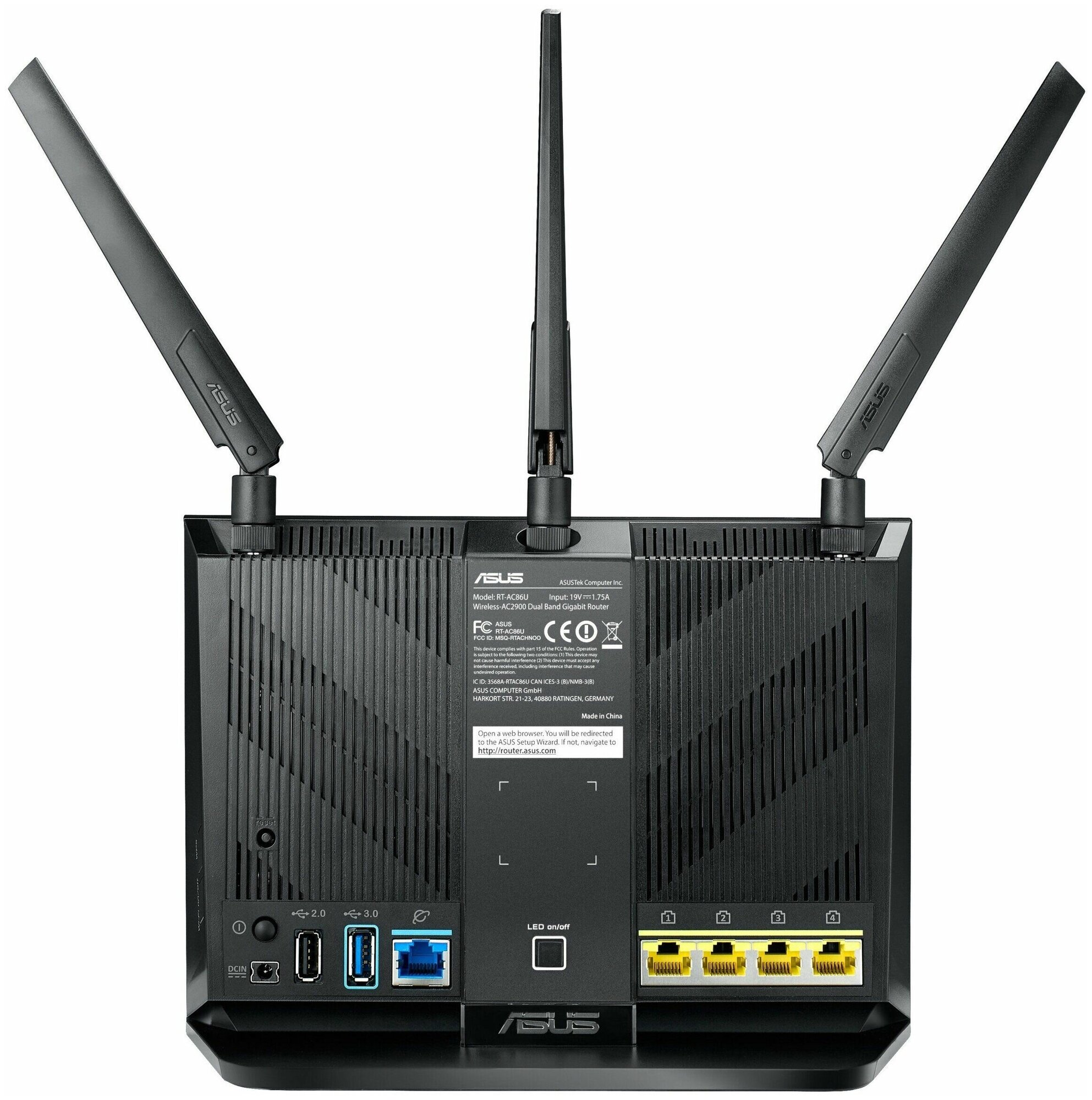 Wi-Fi роутер ASUS RT-AC86U, черный - фото №9