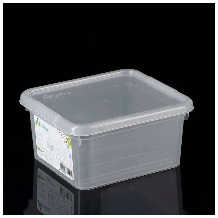 Ящик для хранения FunBox Basic с крышкой 2л 41958 - фотография № 16