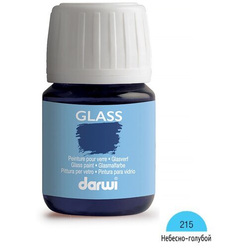 DA0700030 Краска для стекла Darwi GLASS, 30мл (215 голубой)