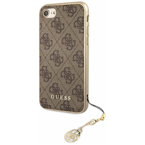 фото Чехол guess для iphone 7/8 4g charms collection hard brown