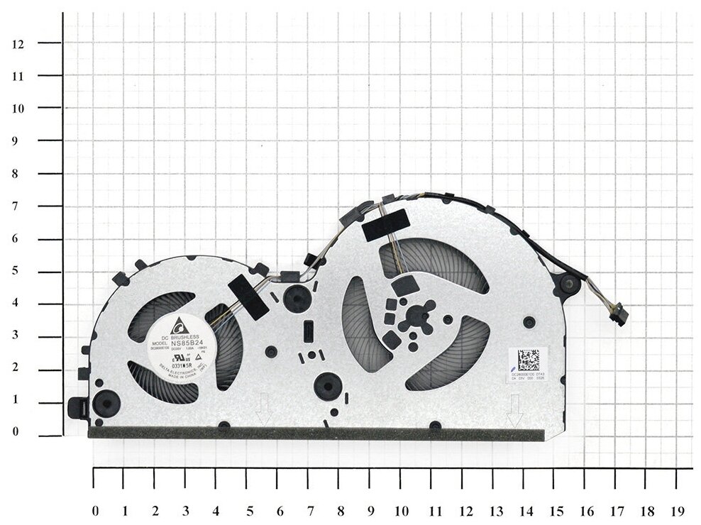 Вентилятор (кулер) для ноутбука Lenovo IdeaPad Gaming L340-15IRH