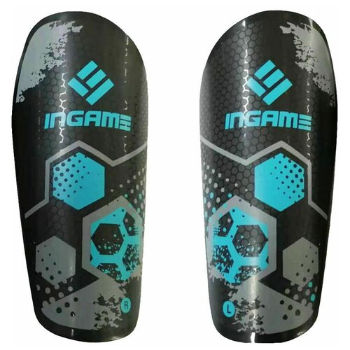 фото Щитки футбольные ingame freestyle if-401 цв.голубой р.s