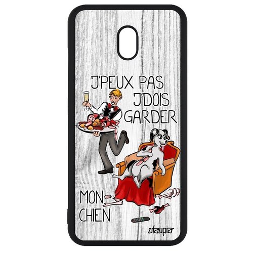 фото Модный чехол на телефон // xiaomi redmi 8a // "не могу - у меня собака!" юмор крутой, utaupia, светло-серый