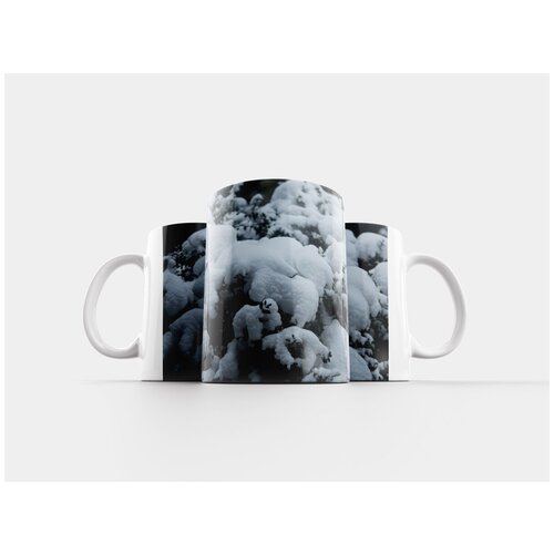 фото Кружка "снег, зима, ветви" 320 мл lotsprints