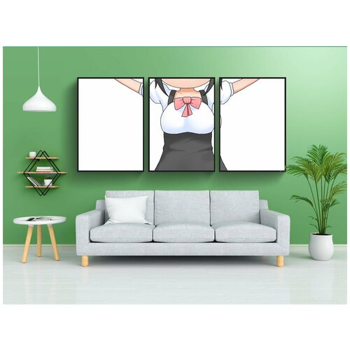 фото Набор модулных постеров для интерьера "мо, мило, персонаж" 60x90 см. в тубусе, без рамки lotsprints