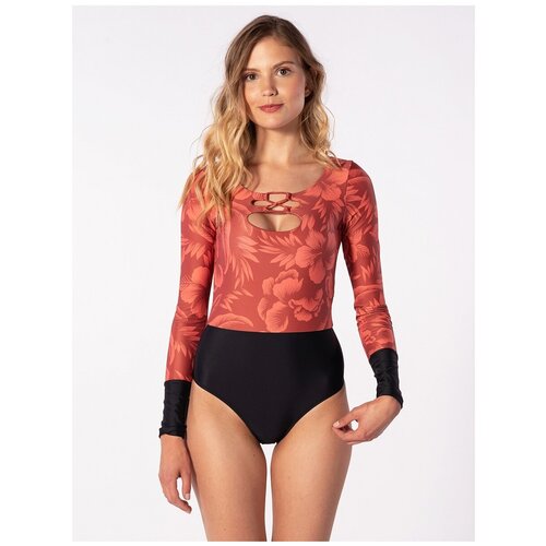 фото Купальник слитный rip curl mirage ess printed surfsuit, цвет 90 black, размер s