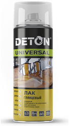 Лак Deton Universal глянцевый алкидный атмосферостойкий, прозрачный, 520 мл