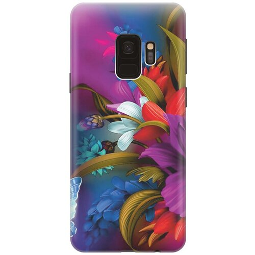 GOSSO Ультратонкий силиконовый чехол-накладка для Samsung Galaxy S9 с принтом Фантастические цветы gosso ультратонкий силиконовый чехол накладка для samsung galaxy s9 plus с принтом бумажные цветы