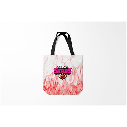 фото Сумка-шоппер / 40х40 см / геймерам / brawl stars burnettie