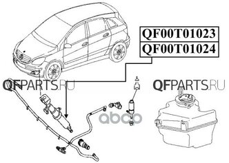 Форсунка Омывателя Фар QUATTRO FRENI арт. QF00T01024