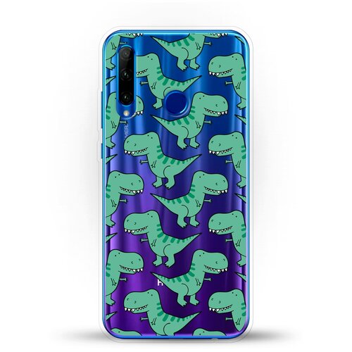 фото Силиконовый чехол динозавры на honor 10i andy & paul