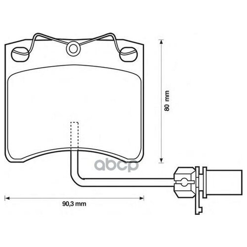 JURID 573046JAS Компект тормозных коодок, дисковый тормоз