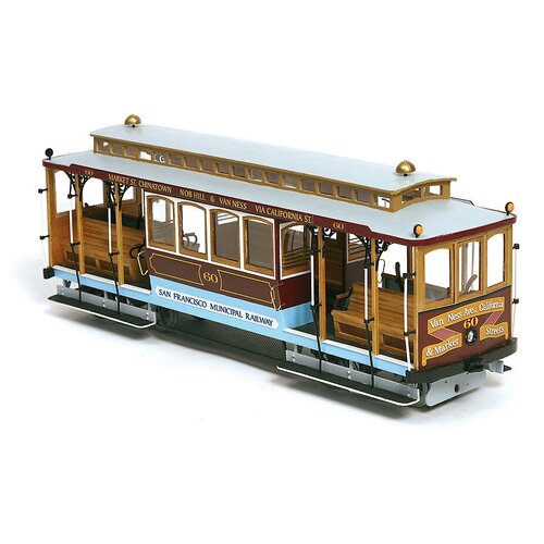 фото Сборная модель artesania latina трамвая san francisco "california street", масштаб 1:22, al20331
