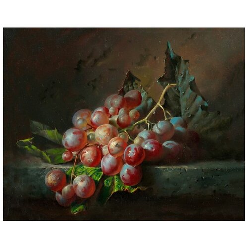 Репродукция на холсте Виноград (Peaches) №2 Антонов Алексей 63см. x 50см.