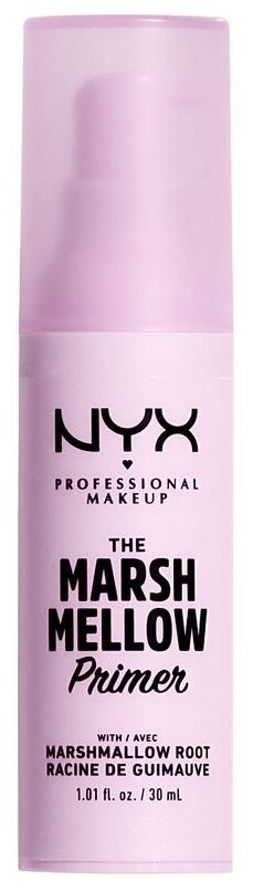 NYX professional makeup Праймер для лица The Marsh Mellow Primer, 30 мл, розовый