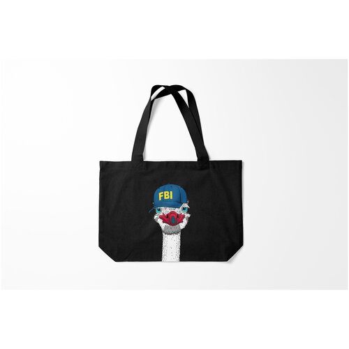 фото Сумка-шоппер / 46х35 см / птицы / разные fbi burnettie