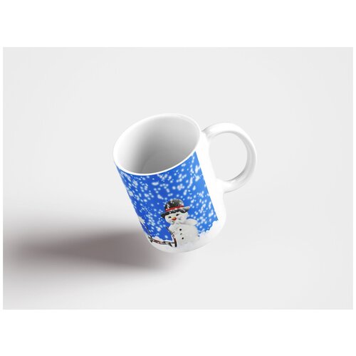 фото Кружка "зима, снег, зимний 320 мл. белая" lotsprints