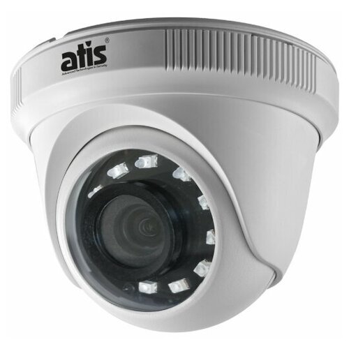 ATIS H. AMH-EM12-2.8. 2Мп. MHD видеокамера купольная. Угол 103. ИК-20м. -40С до +60С. IP66
