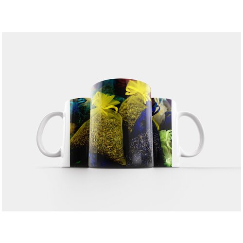 фото Кружка "лаванда, спокойствие, пакетик" 320 мл lotsprints