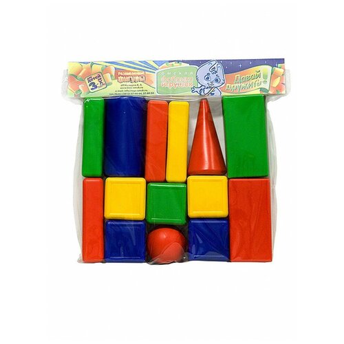 фото Кубики омская фабрика игрушек "городок", 10 элементов, пластик (0070)