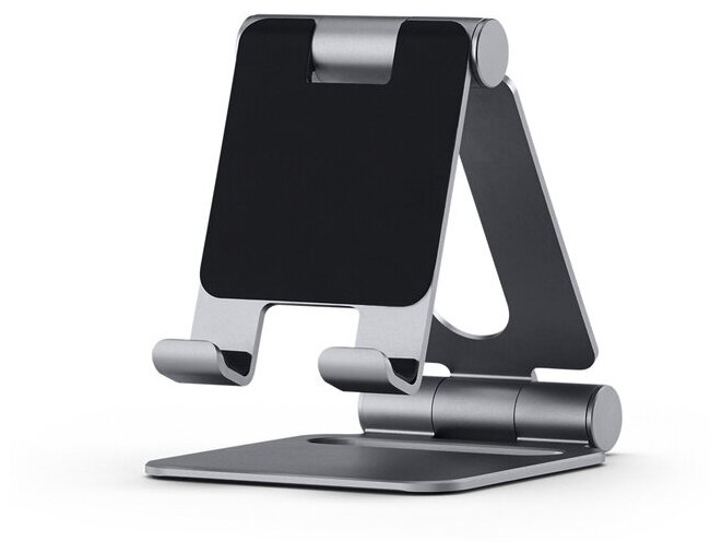 Складная подставка Satechi Aluminum Foldable Stand для мобильных устройств и планшетов. Материал: алюминий резина.
