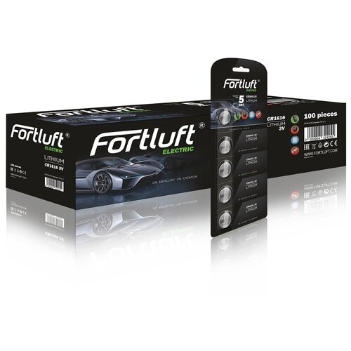Cr1616-100 Батарейка круглая серия Lithium 100 шт