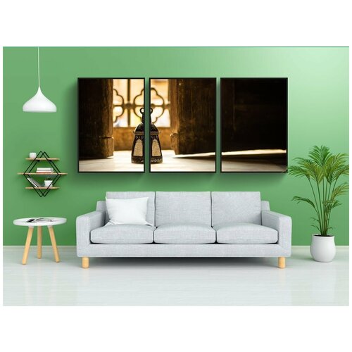 фото Набор модулных постеров для интерьера "рамадан, фонарь, египет" 60x90 см. в тубусе, без рамки lotsprints