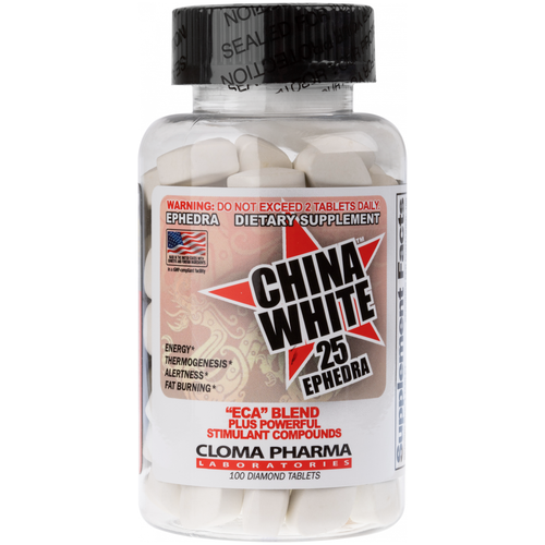 фото Cloma pharma usa china white спортивный жиросжигатель для похудения, для девушек 100 капсул