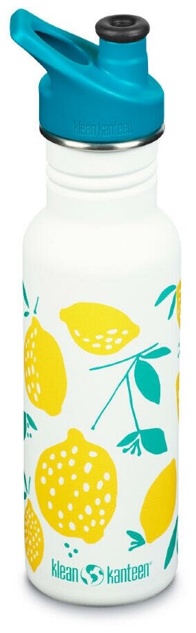 Бутылка Klean Kanteen Classic Narrow Sport 18oz (532 мл) Lemons 1008926