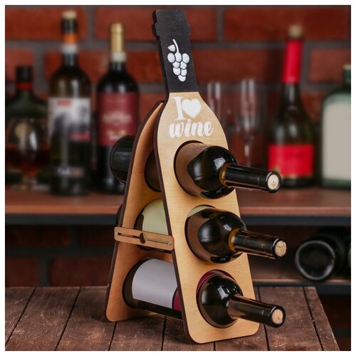 Подставка под 3 бутылки 