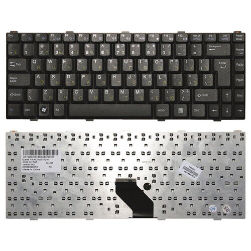 Клавиатура для ноутбука ASUS Z96 черная 1100₽