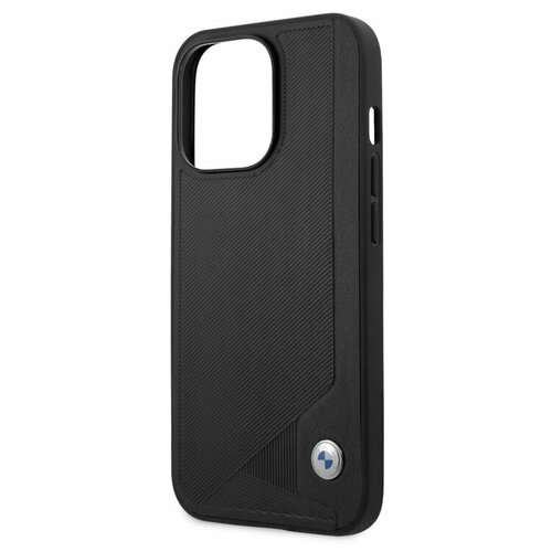 BMW для iPhone 13 Pro чехол Signature Genuine leather Seat Debossed Hard Black ferrari genuine leather hard case with debossed stripes iphone 13 pro red