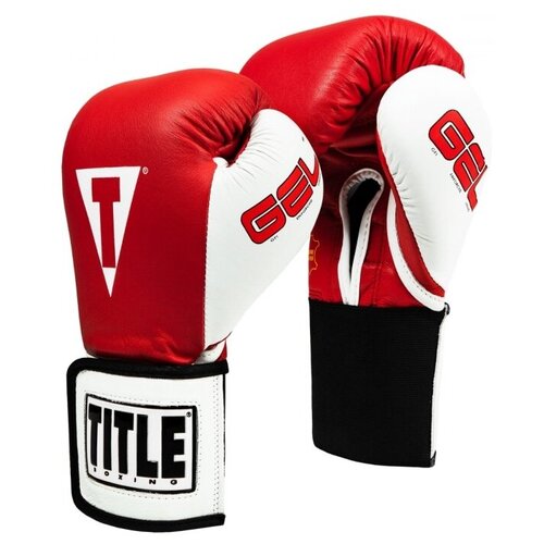 фото Перчатки боксерские title gel world elastic training gloves, 14 унций, красные title boxing