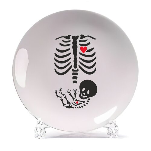 фото Тарелка coolpodarok пузожитель скилет