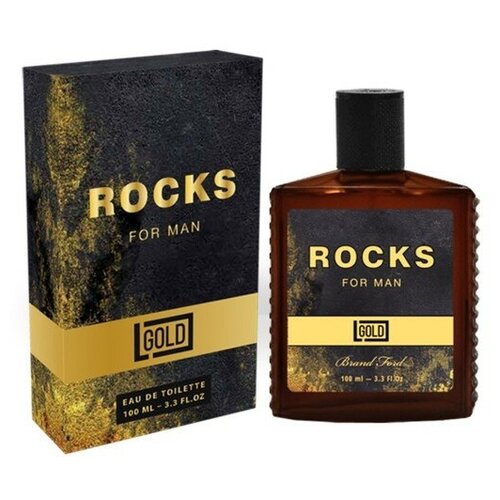 Купить Туалетная вода мужская Gold Rocks, 100 мл, нет бренда